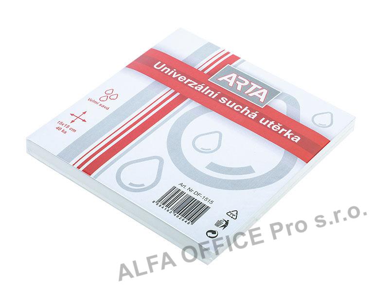 Mikroaktivní suchá utěrka ARTA - 15 x 15 cm / 40 ks