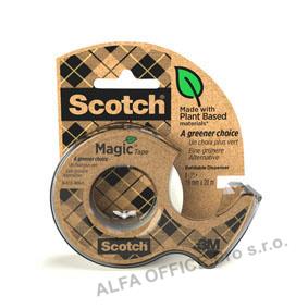 Lepicí páska Magic EKO s odvíječem - 19 mm x 20 m