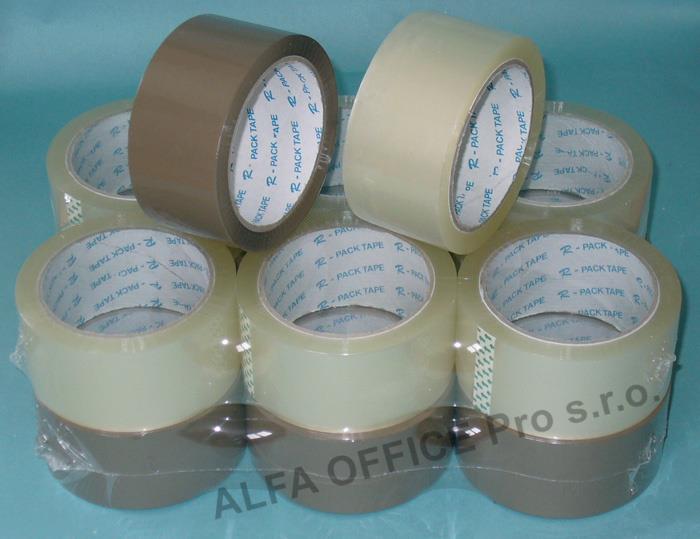 Balicí pásky NEHLUČNÉ - 48 mm x 66m / transparentní