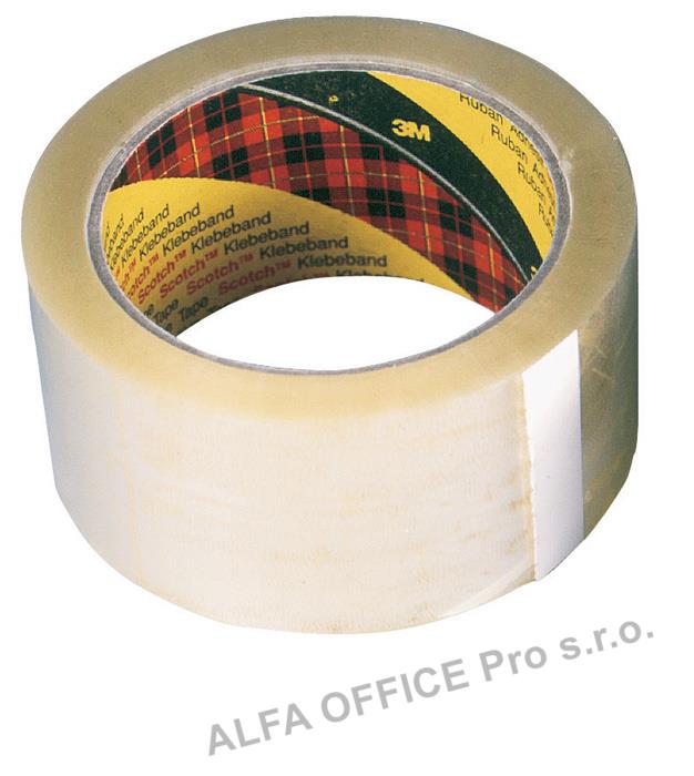 Balicí pásky - 50 mm x 66 m / transparentní