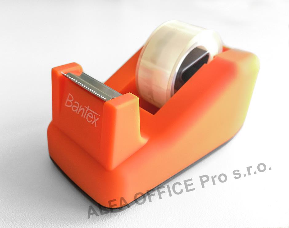 Stolní odvíječ lepicí pásky Bantex - oranžová