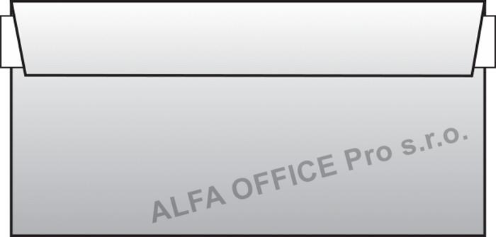 Obálky DL samolepicí s krycí páskou - bez okénka / 1000 ks