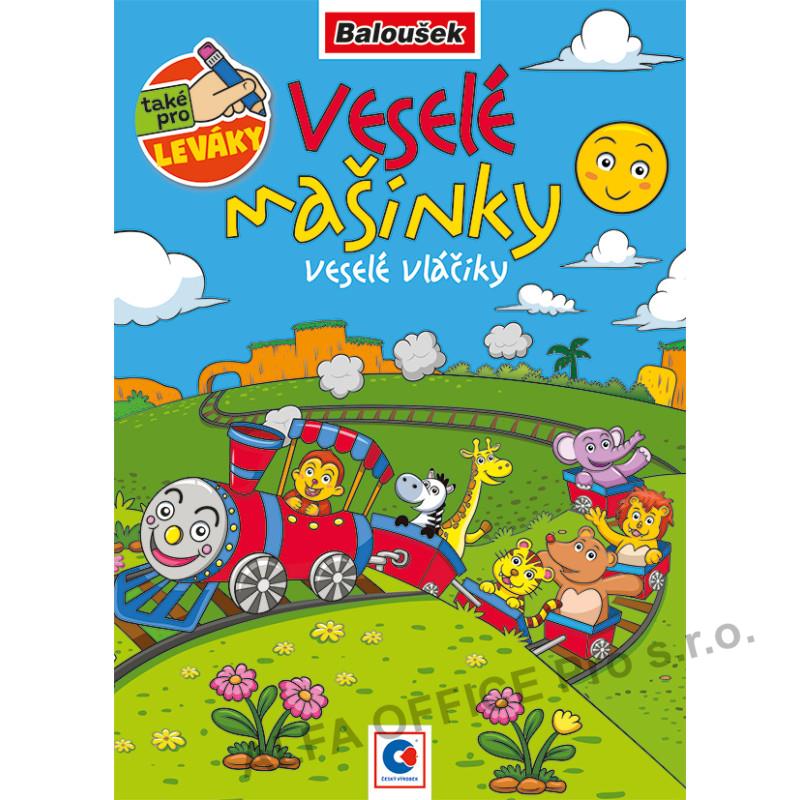 Omalovánka A5 - Veselé mašinky