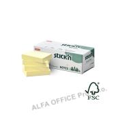 Samolepicí bločky Stick´n by Hopax FSC - 38 x 51 mm / 12 x 100 l / pastel. žlutá