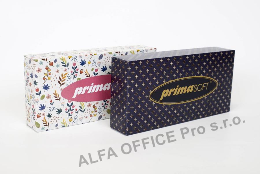 PrimaSoft kosmetické papírové kapesníky 2-vrstvé 100 ks