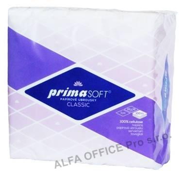 Ubrousky PrimaSOFT classic - 1-vrstvé / 33 × 33 cm / 100 ks