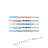 Kuličkové pero DELI - pastelový mix