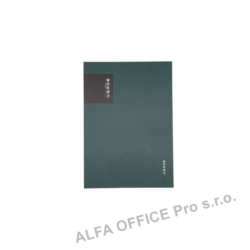 Kniha záznamní VERDE - A5 / linka / 96 listů / zelená