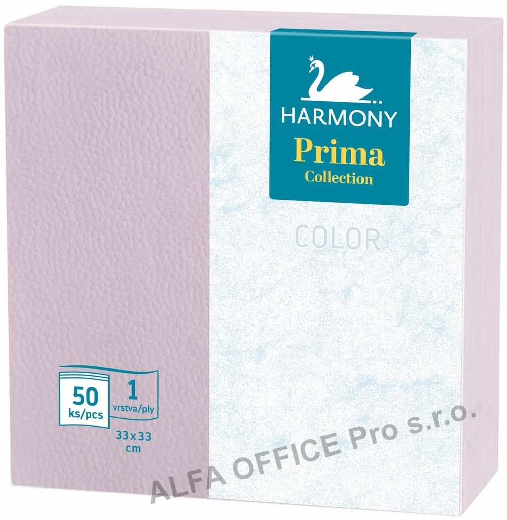 Harmony Color papírové ubrousky fialové 1-vrstvé 33 x 33 cm 50ks