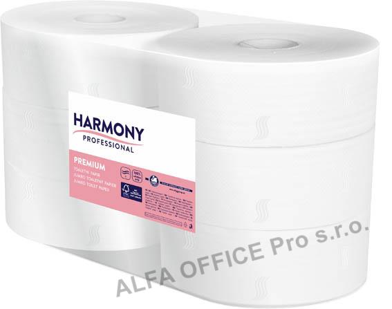 Papír toaletní Harmony Jumbo 100 % celulóza - průměr 230 mm