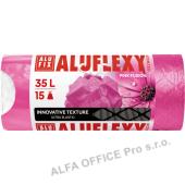 Pytle Alufix Aluflexy stahovací - 53x60 cm / 35l / 28my / 15ks / růžová