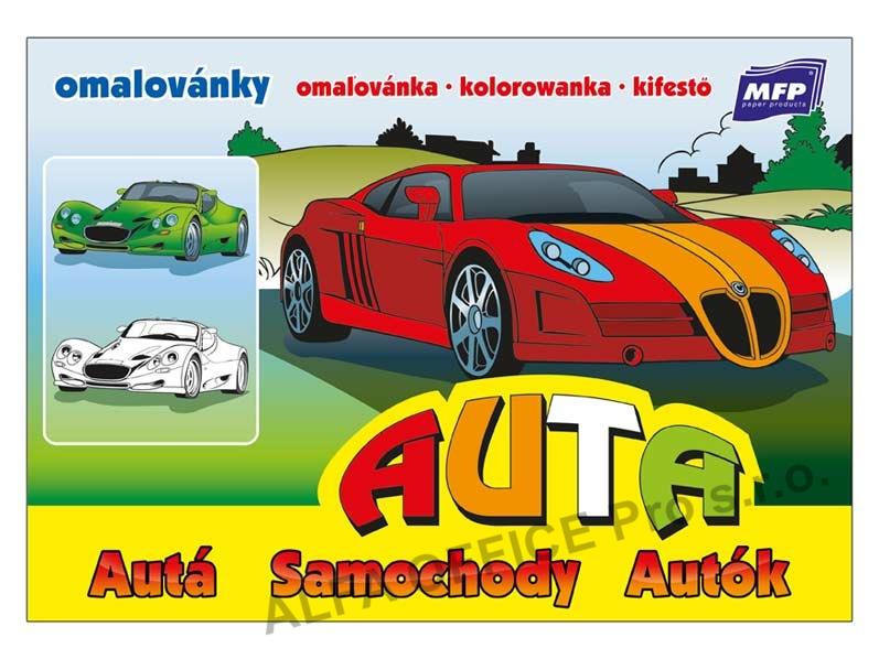 Omalovánky A5 - Auta