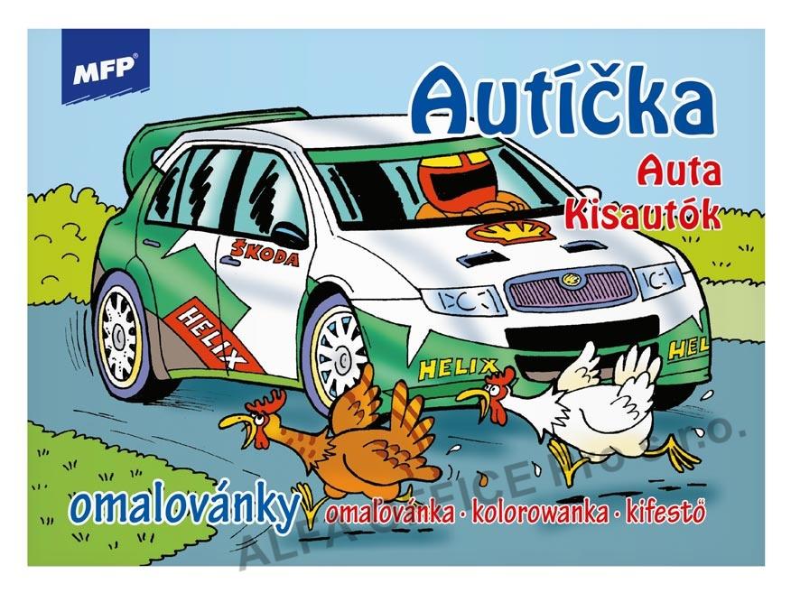 Omalovánky A5 - Autíčka