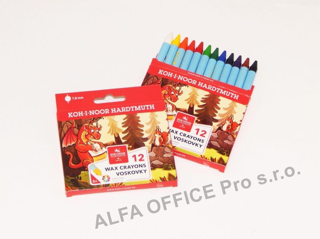 Pastelky voskové - 12 barev