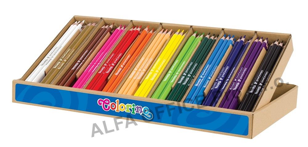 Pastelky Colorino trojhranné BIG Pack / 168 ks / 12 x 14 barev