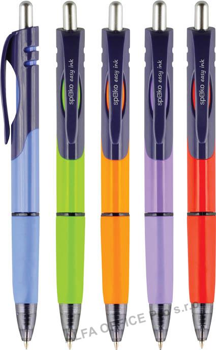 Kuličkové pero Spoko Triangle - barevný mix
