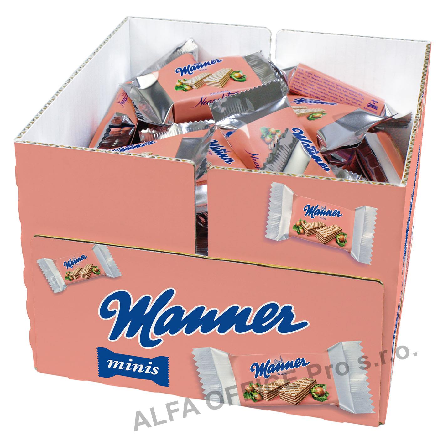 Sušenky Manner Minies Original - 60 x 15 g