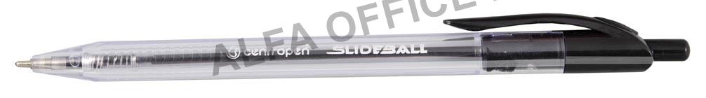 Kuličkové pero Centropen Slide ball Clicker 2225 - černá