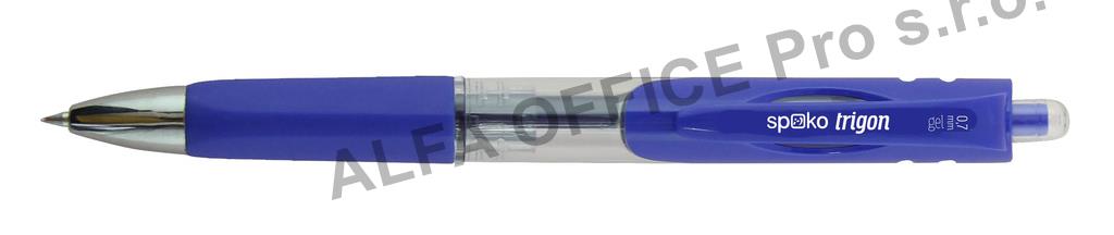 Gelové pero Spoko Trigon - modrá