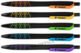 Kuličkové pero Melody - black mix