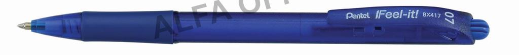 Kuličkové pero Pentel BX417 - modrá