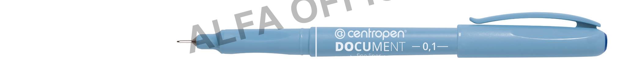 Liner Centropen 2631 Document - 0,1 / modrá