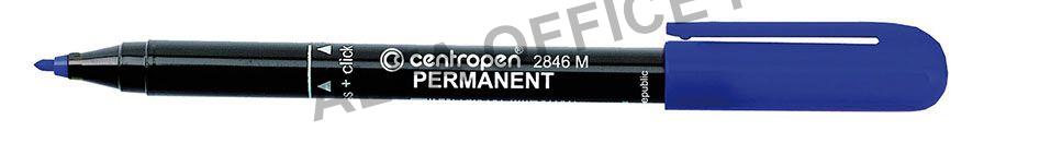 Popisovač Centropen Permanent 2846 / modrá