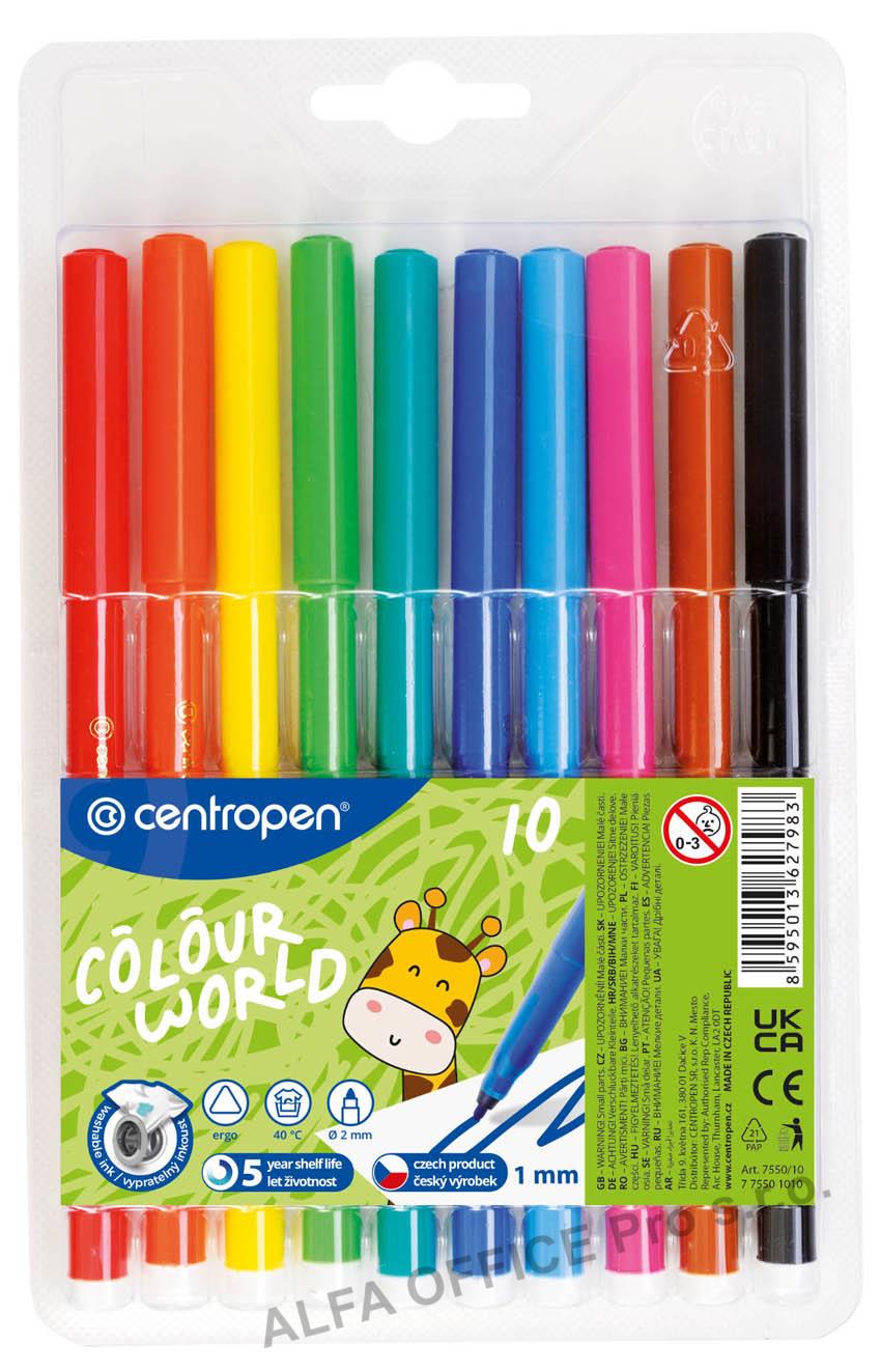 Popisovače Centropen 7550/10 - sada 10 ks