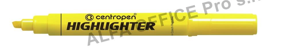 Zvýrazňovač Centropen HIGHLIGHTER 8552 / žlutá
