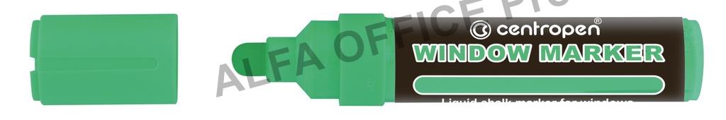 Značkovač Centropen 9121 window - zelená fluo