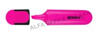Zvýrazňovač Kores Bright Liner / růžová