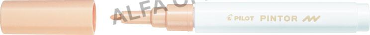 Popisovač Pilot Pintor F / pastelově oranžová
