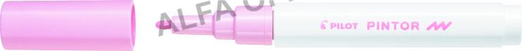Popisovač Pilot Pintor F / pastelově růžová
