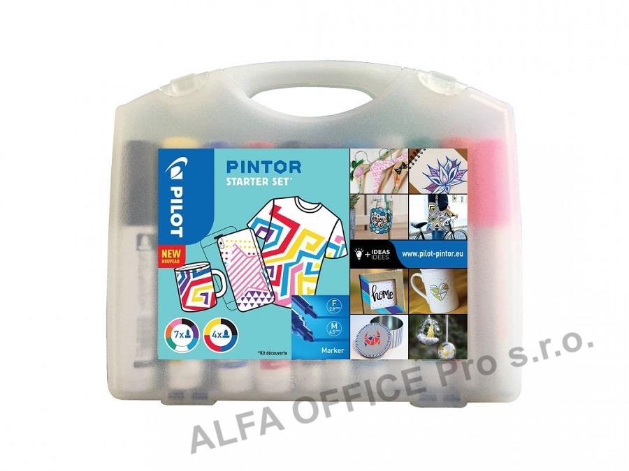 Popisovač Pilot Pintor Starter sada / 11 ks