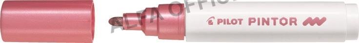 Popisovač Pilot Pintor M / metalický růžová