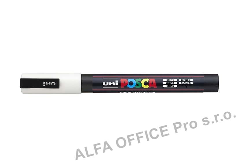 Posca popisovač / 0,9–1,3 mm - bílá