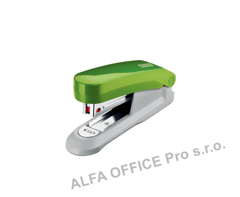 Kancelářský sešívač Novus E 15 / zelená - 15 listů
