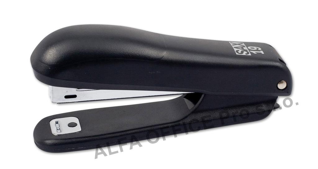 Kancelářský sešívač SAX 19 mini / černá - 10 listů