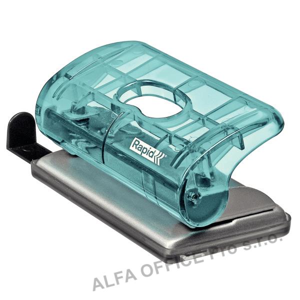 Kancelářský děrovač Rapid Colour´Ice FC5 mini / ledově modrá - 10 listů