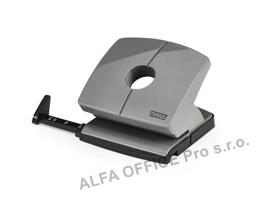 Kancelářský děrovač Novus B 220 Color ID / smart šedá - 20 listů