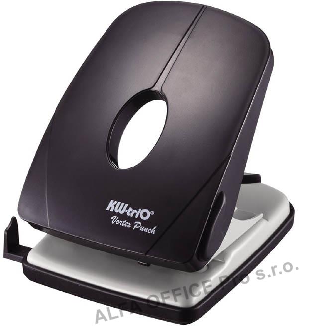 Kancelářský děrovač KW Trio Vortex 40 / černá - 40 listů