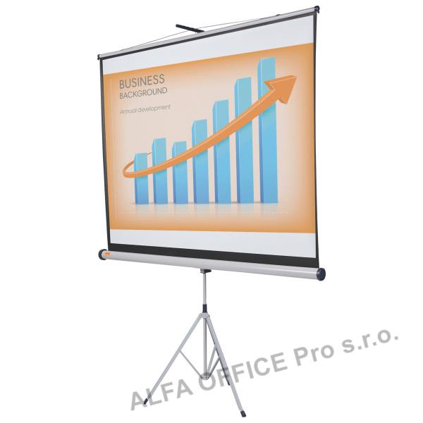 Plátno projekční 16:10 s podstavcem - 1750 x 1150 mm