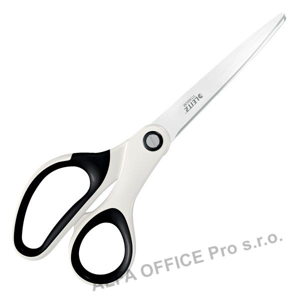 Nůžky Leitz WOW kancelářské titanové 20,5 cm / bílo-šedá