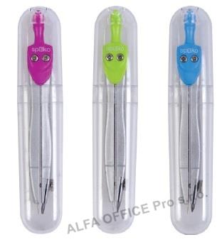 Kovové kružítko Spoko - barevný mix