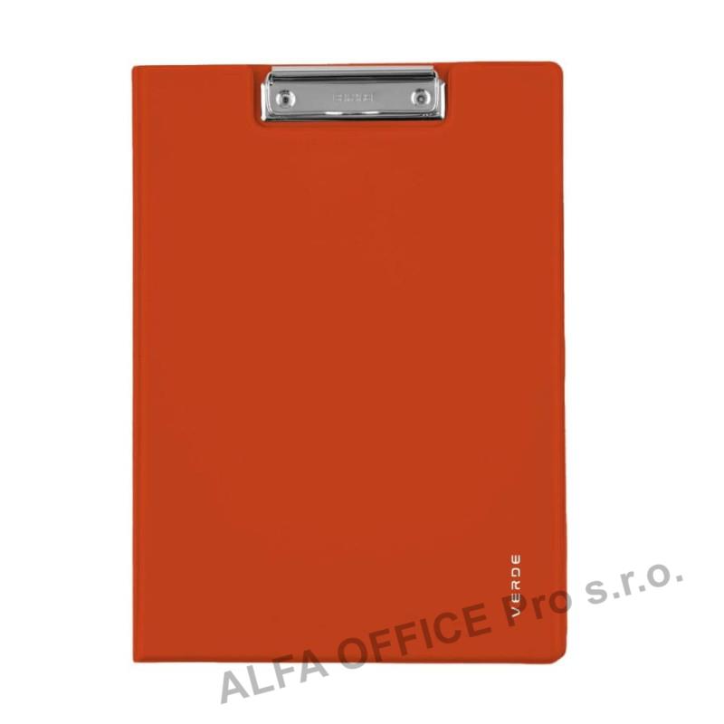 Dvojdeska A4 VERDE s klipem - cihová