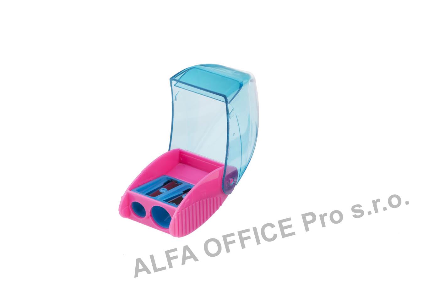 Ořezávátko Kores Snappy - barevný mix / dvojité