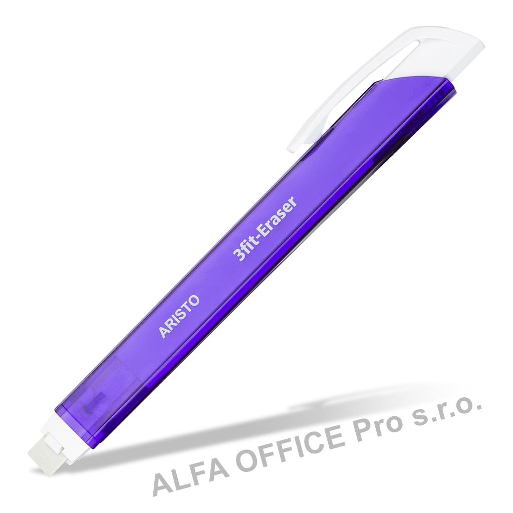 Pryž ARISTO trojhranná v tužce / barevný mix