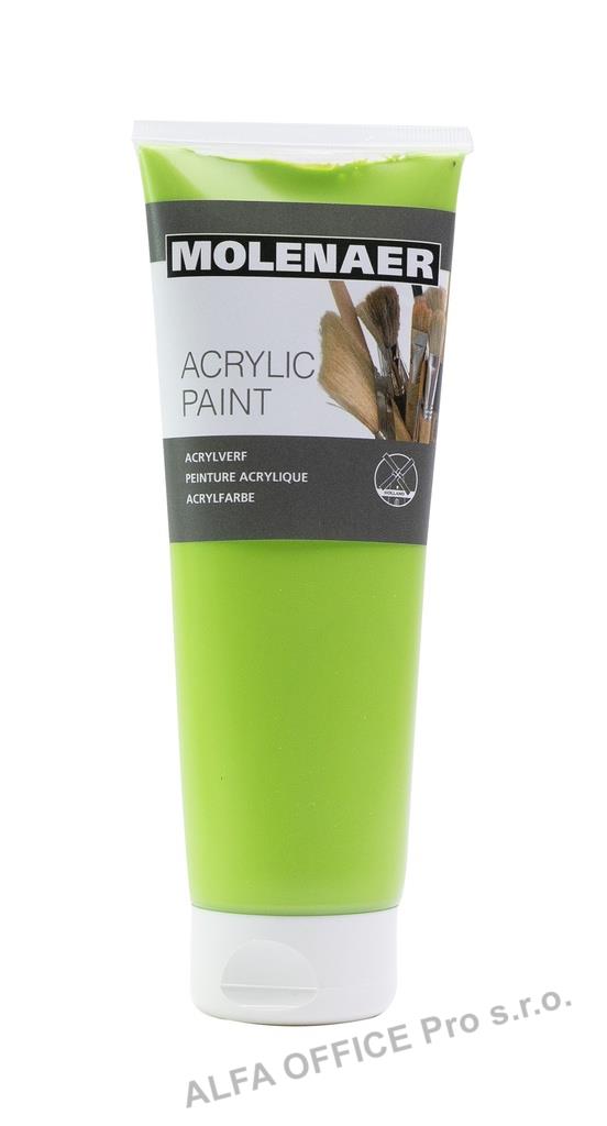 Akrylová barva Molenaer - 250 ml / zelená