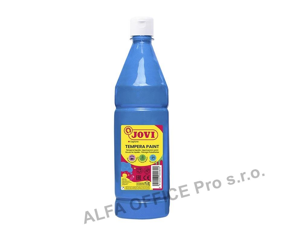 Tekuté temperové barvy JOVI PREMIUM v lahvi - 1000 ml / světle modrá