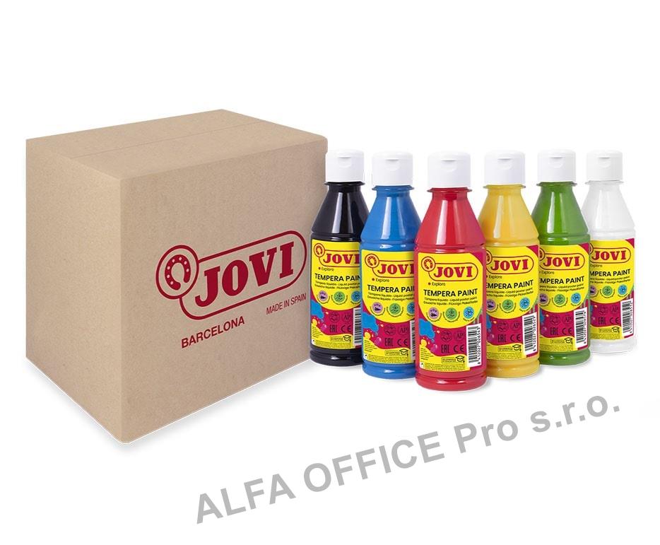 Tekuté temperové barvy JOVI PREMIUM - 6 x 250 ml